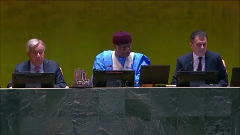 US: Summit of Future hammers out consensus for upgrading UN to tackle challe... Stock Footage 285412428