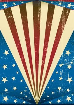 US Sunbeams dirty background Stock Illustration