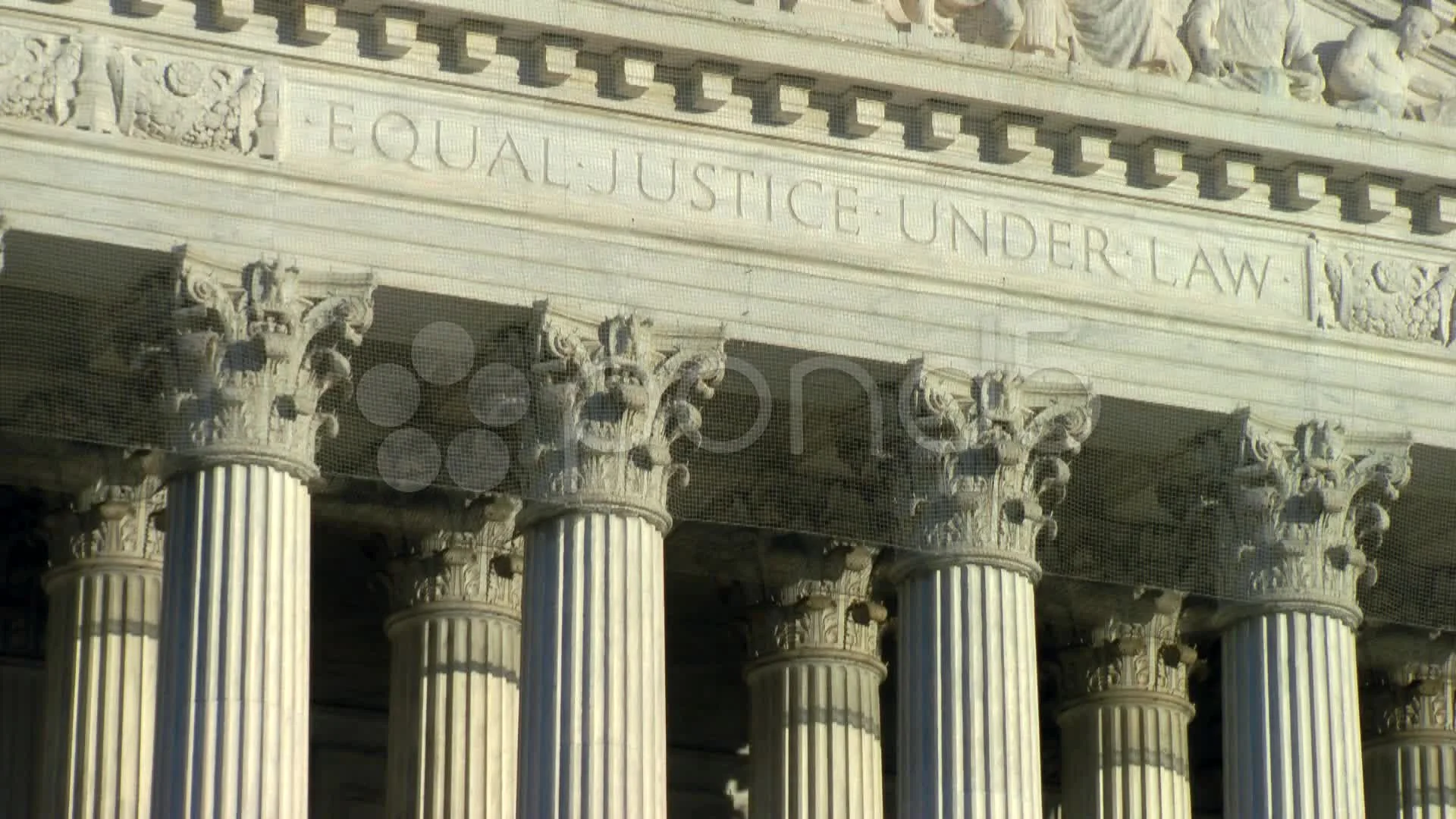 U.S. Supreme Court - Equal Justice Under, Stock Video