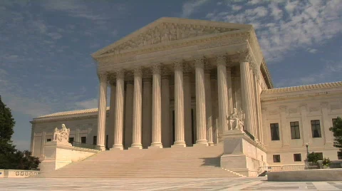US Supreme Court time lapse Stock Footage