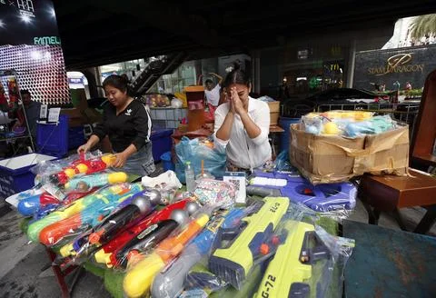 US tariff policy expected to result in contraction in Thailand's economic growth Foto stock