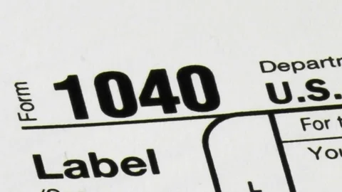 US tax return 스톡 동영상 70710998