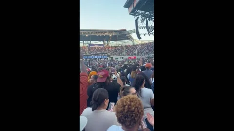US: Thousands Rally In Houston As Beyonce Joins VP Kamala Harris Campaign Ev... Stock Footage 289393137