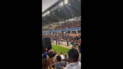 US: Thousands Rally In Houston As Beyonce Joins VP Kamala Harris Campaign Ev... Stock Footage 289393294
