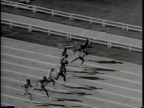 U.S. Track Team Trials for Olympics in Tokyo, Japan 1964 archival footage Video stock 76287804