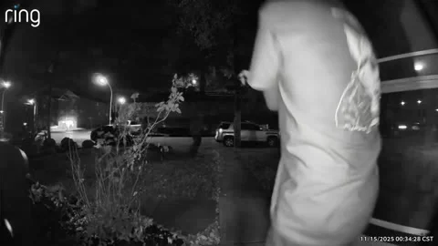 US: Two Thugs Beating Man with Rods  Armed Homeowner Saves Stranger's Li... Stock Footage 325214121