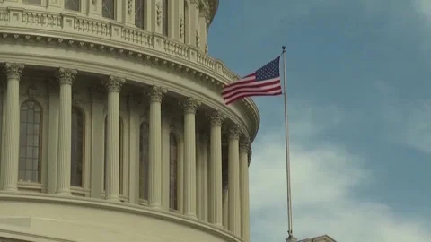 US: US government shutdown delays Q3 GDP data release Stock Footage 320618192