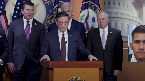 US: US House speaker says Operation Epic Fury against Iran 'almost done' Video stock 331465897