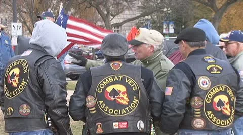 U.S. Veterans Video stock 8967479
