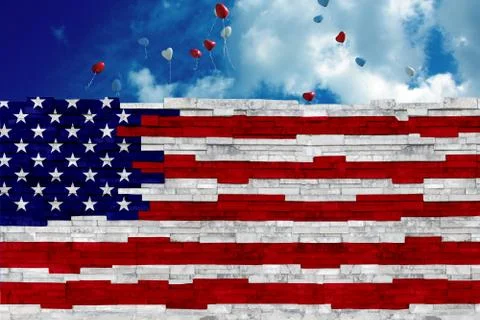 US Wall Foto stock