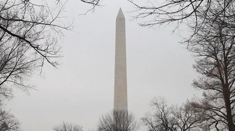 US Washington Monument MCU Stock Footage 30818931