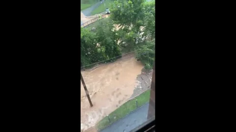 US: West Virginia Flash Floods Trigger Rescues, State of Emergency 4 Video stock 340367447