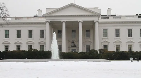 US White House Building Video stock 30822513