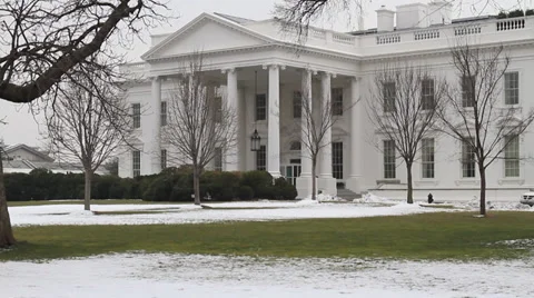 US White House Building Stock Footage 30823504