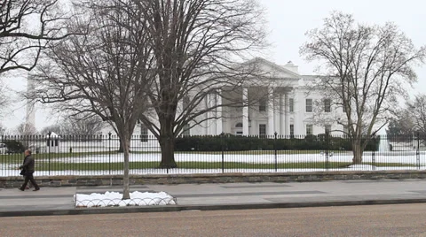 US White House Building 動画素材 30826451