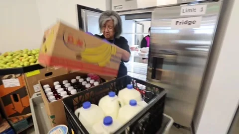 The US will use emergency funds to finance half of food subsidies, Washington, U Video stock 320437919