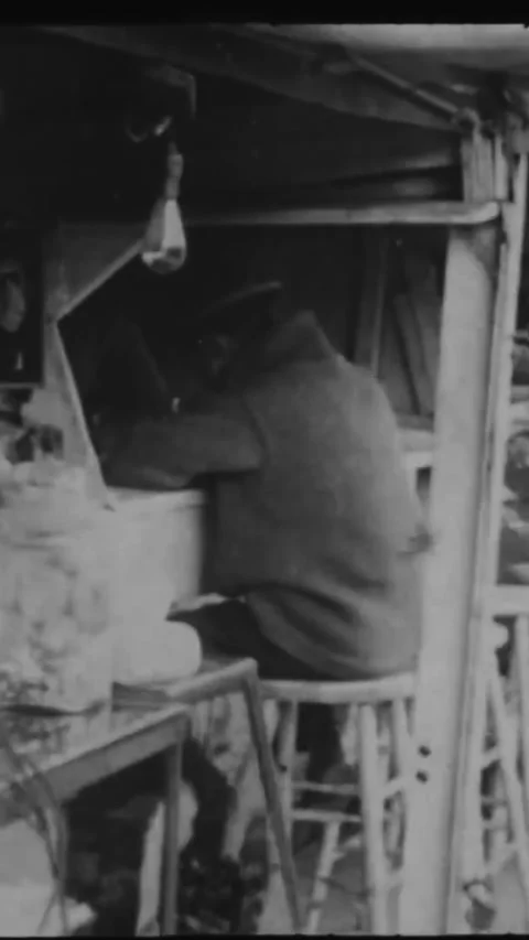 USA - 1915 - In this silent comedy, a man gets the wrong idea when he sees a Video stock 342619533