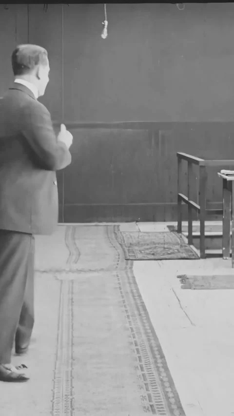 USA - 1917 - In this silent comedy, two masked bandits decide to break into a Stock Footage 340192740