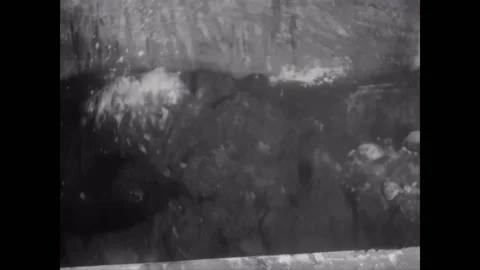 USA - 1920s - Chocolate is thoroughly mixed at a processing plant. 스톡 동영상 296392053