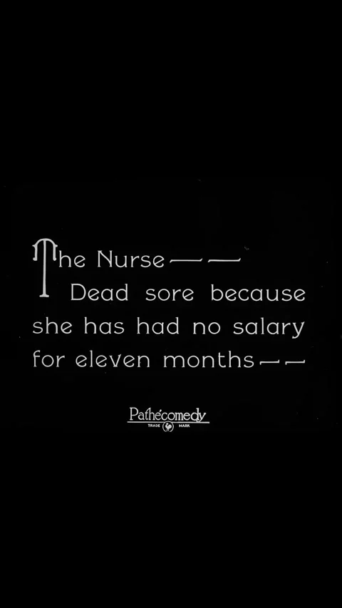 USA - 1925 - In this silent comedy, a dentist knocks himself out with his own Stock Footage 339804723