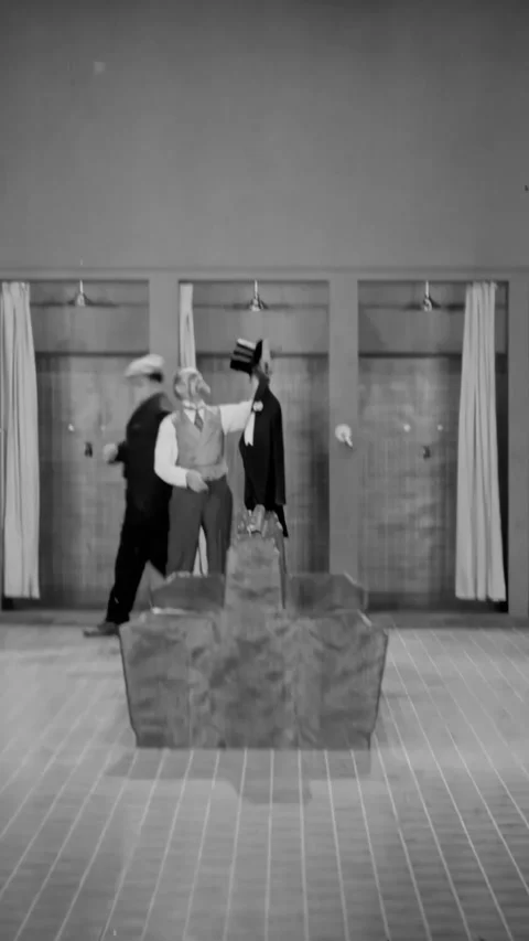 USA - 1927 - In this silent comedy, an officer accidentally wears the wrong Stock Footage 339809953