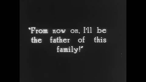 USA - 1927 - In this silent rom-com, a man insists his daughter (Mary Pickford) Stock Footage 313211519