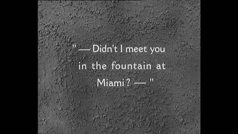 USA - 1929 - In this silent comedy, a drunk man flirts with a man in drag (Stan Stock Footage 327750152