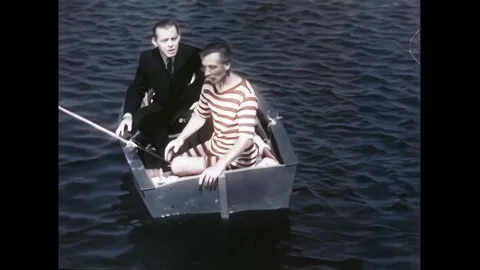 USA - 1930 - In this comedy, a couple tricks the girl's fishing father into Vidéo 296403034