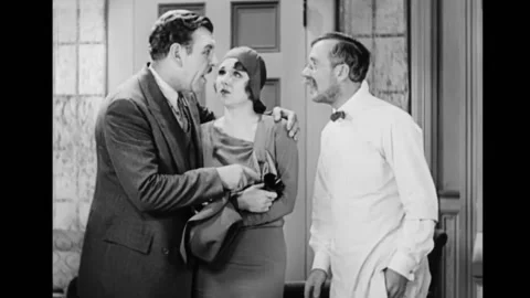 USA - 1930 - In this comedy, a dentist gets a beautiful patient who is hard of Stock Footage 323260724