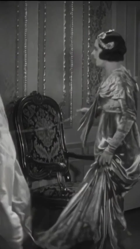 USA - 1930 - In this comedy, a king is handcuffed to his guard's wife and tries Stock Footage 340294251