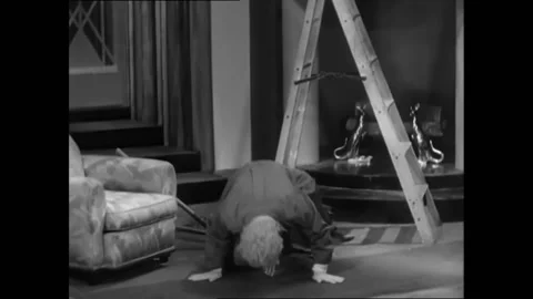 USA - 1930 - In this musical comedy, two men plan to switch a painting and one Stock Footage 325208880