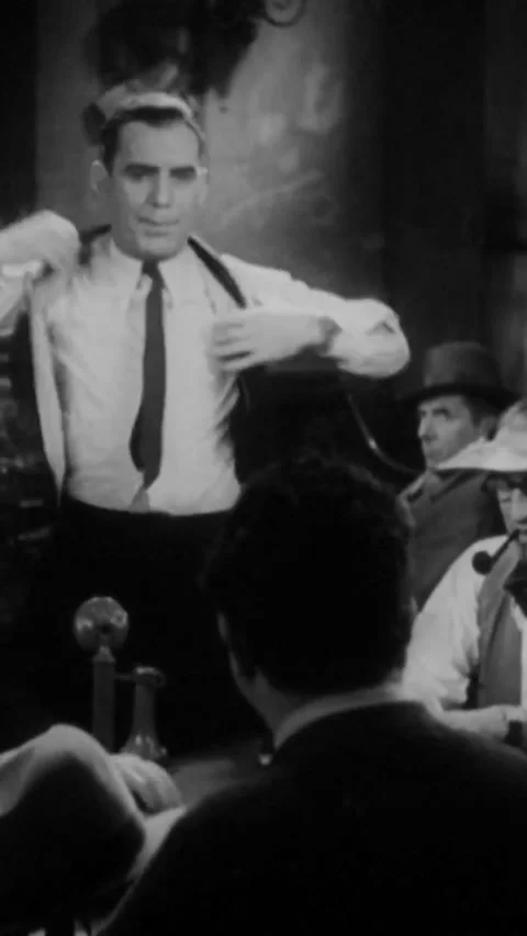 USA - 1931 - In this American pre-code comedy drama film, a group of men try and Stock Footage 342991046