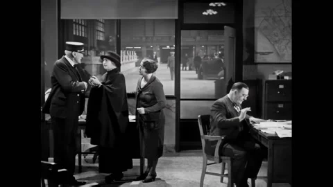 USA - 1932 - In this comedy, an effeminate man is tasked with transporting Stock Footage 323264271