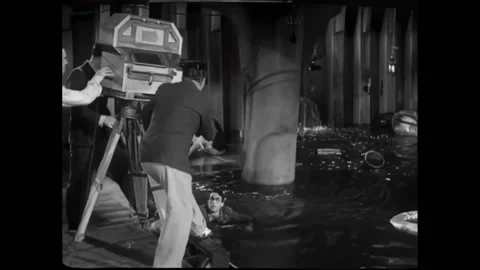 USA - 1932 - In this comedy, an extra (Harold Lloyd) gets fired on set. Video stock 313213530