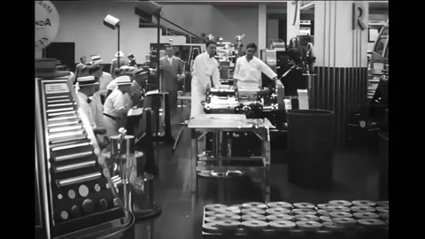 USA - 1934 - The copper and brass division of the Ford car company is depicted, Stock Footage 296690692