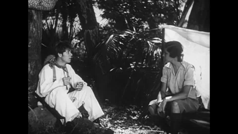 USA - 1935 - In this comedy, a hungry explorer is determined to find food in the Stock Footage 340661281