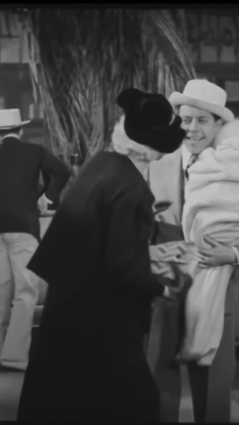 USA - 1935 - In this comedy, a man gets fired while thinking he's about to Stock Footage 340294697