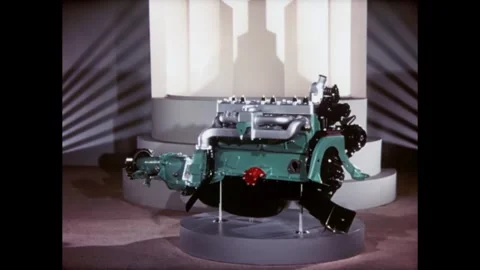 USA - 1940 - Stop-motion animation depicts the completed assembling of a Stock Footage 341326857