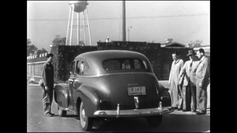 USA - 1949 - Field tests are conducted and results constantly tested by General Stock Footage 340648989