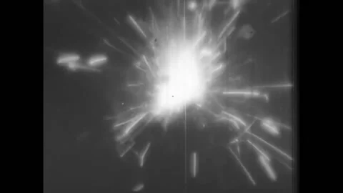 USA - 1950s - A chimp sleeps in bed and a fairy chimp appears giving him a Stock Footage 327754629
