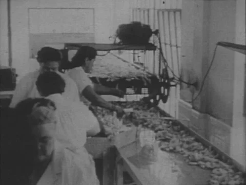 USA - 1950s - The Explorers Restaurant uses electronics to serve drive in and Stock Footage 82908002