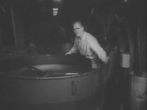 USA - 1950s - The foreign representatives of the Sheaffer Pen Company visiting Stock Footage 82909915