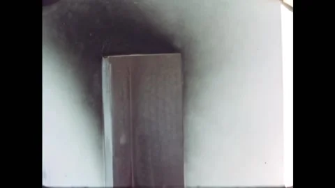 USA - 1950s - Structures are shown burning during a fire test. Two of the Stock Footage 327750129