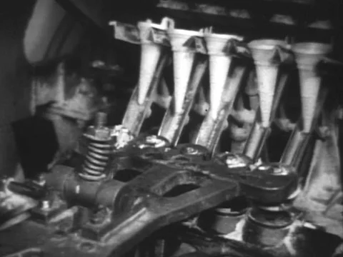 USA - 1950s - The student apprentice completes training at the Spokane Trade Stock Footage 82901535