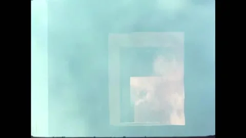 USA - 1950s - Three structures made of different materials burn in a fire test Stock Footage 327754829