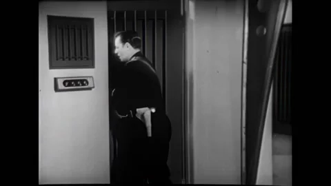 USA - 1954 - In this adventure sci-fi film, a woman gets up off a couch and Stock Footage 327738442