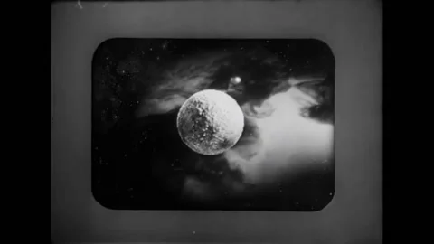 USA - 1954 - In this adventure sci-fi film, people are shown in the control room Stock Footage 327749293