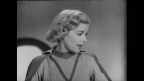 USA - 1954 - In this adventure sci-fi film, people speak in a control room of a Stock Footage 327751147