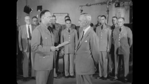 USA - 1956 - Colonel McCrary of the US Army Pictorial Center presents a Stock Footage 340591105