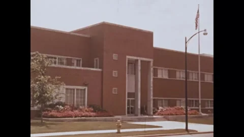 USA - 1958 - Experimental equipment is displayed in a scientific laboratory Stock Footage 341993850